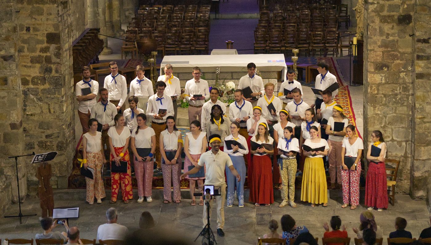 La Chorale Exultemus au complet