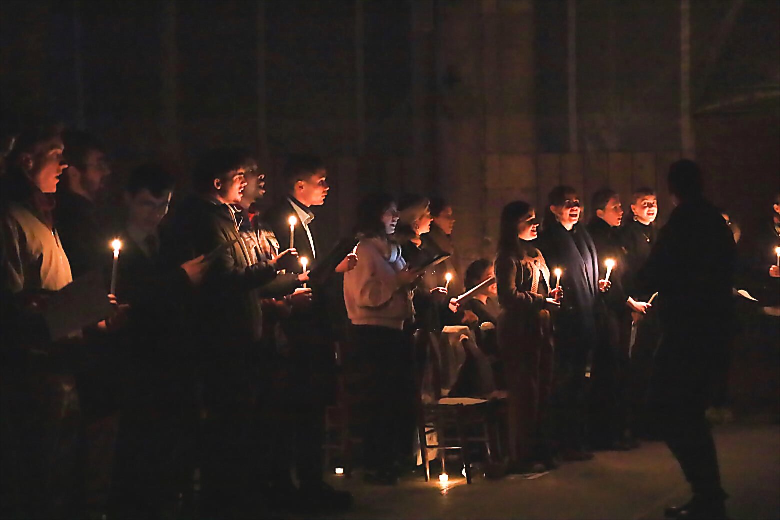 La Chorale Exultemus lors d'une veillée de prière